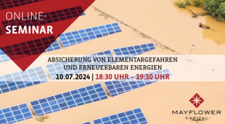 10. Juli 18:30 Uhr - Absicherung von Elementargefahren & erneuerbaren Energien