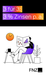 Aktion bis zum 30.10.2024 - 3% Zinsen sichern!