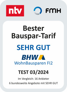 BHW Bausparkasse wieder mit sehr gut in Test