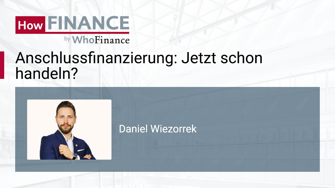 Müssen Kunden bei einer Anschlussfinanzierung schnell handeln?